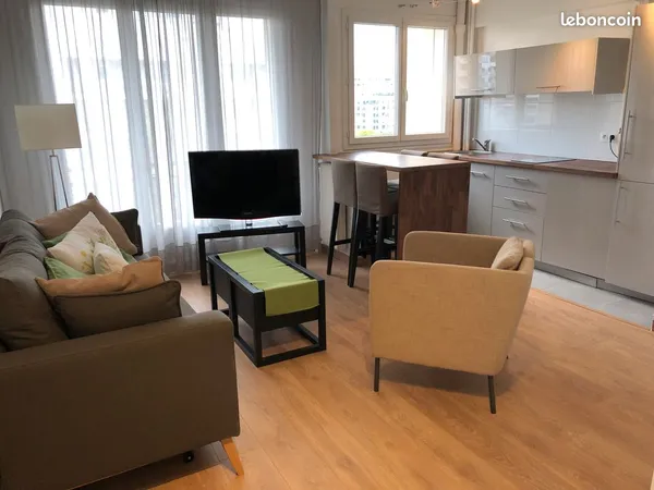 Bel appartement 2 pièces meublé 