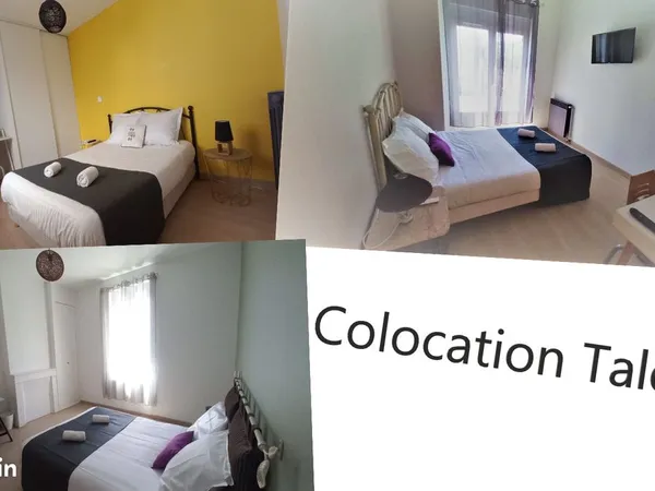 Chambre meublée dans colocation maison 100 m² avec jardin 