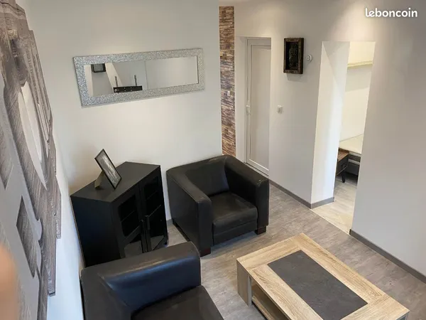 Appartement meublé 35 m2 bruay centre TBE 