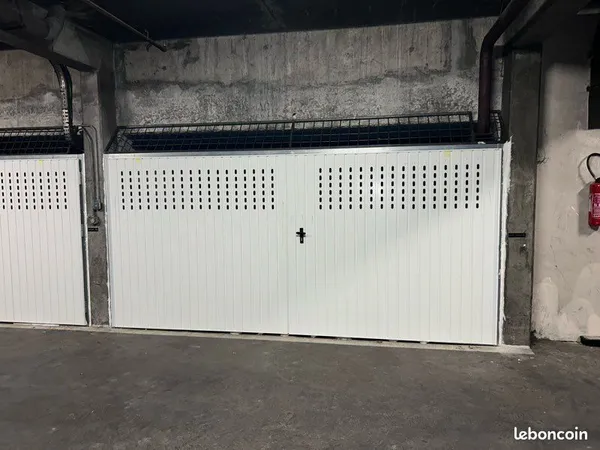 Vente d'un double box sécurisé 
