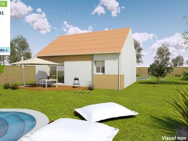 Projet de construction d'une maison 60 m² avec terrain proche de TOURY (28) 