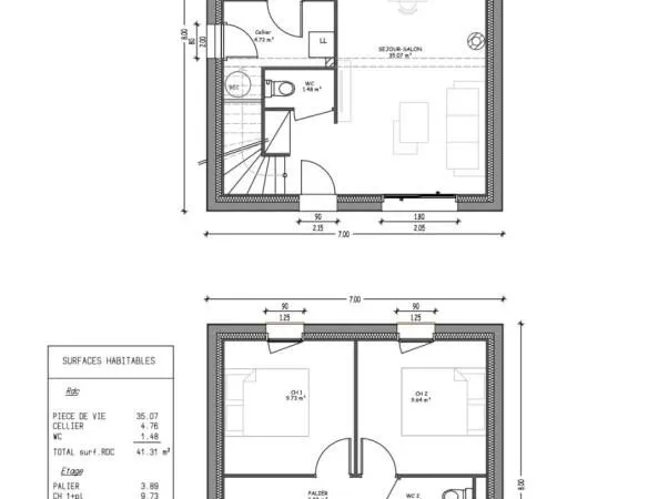 Maison 4 pièces 81 m² 