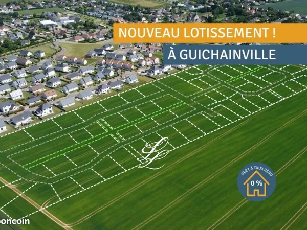 Terrain 343 m² Guichainville 