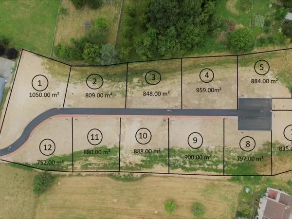 Terrain à bâtir 752 m² 