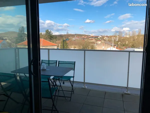 Appartement T2 Veymerange proche frontière, grande terrasse, de 2020 