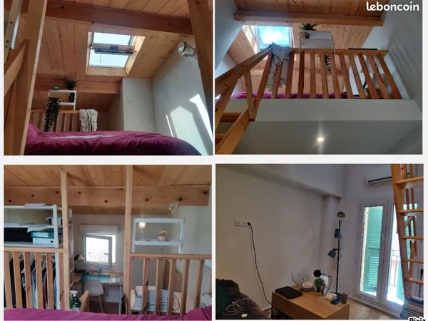 Location T1bis meublé quartier Chambrun - proche Valrose 