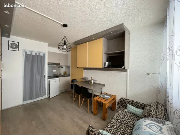 Vente studio cabine meublé PIAU ENGALY 