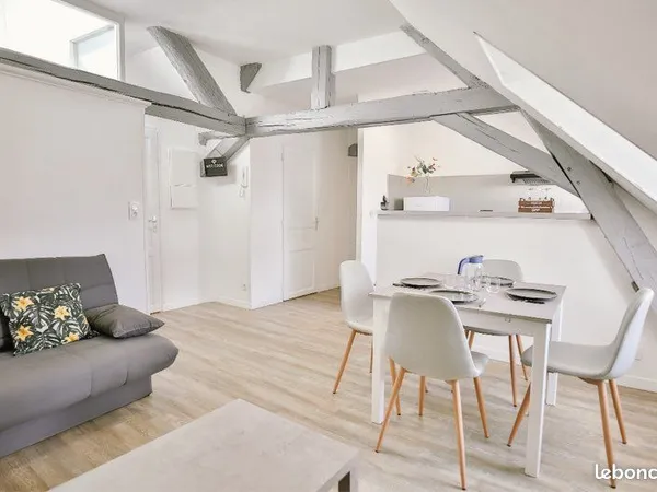 Appartement meublé 3 pièces centre Avallon 