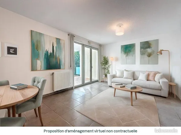 Appartement 2 pièces 44 m² 