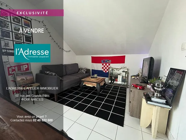 Appartement Nantes 2 pièce(s) 28.81 m2 