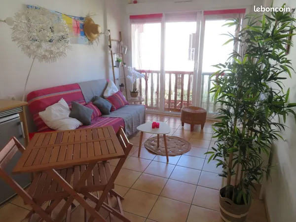 Studio plage + parking sécurisé 