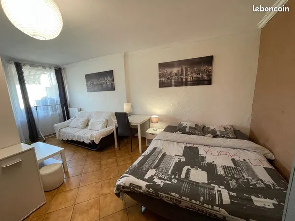 Grand chambre coloc homme Vaulx centre 