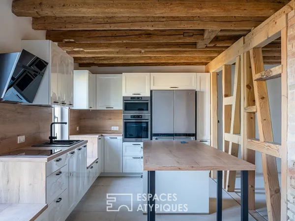 Maison à rénover et son vaste terrain avec verger 