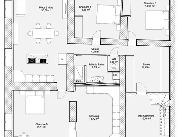 Appartement 5 pièces 130 m² 