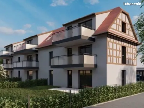 Appartement 2 pièces 46m2 + terrasse NEUF - HUNSPACH 