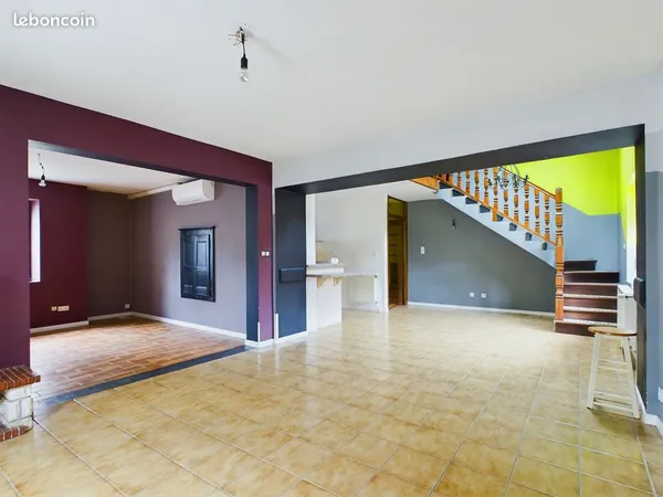 Maison 4 chambres et garage 