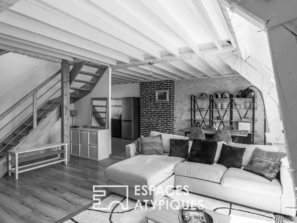 Duplex meublé de caractère en hypercentre 