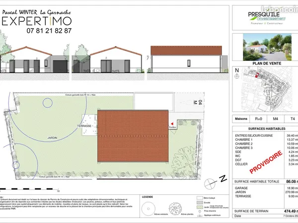 Maison 4 pièces 86 m² 