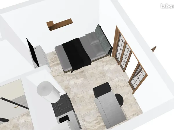 Appartement refait a neuf 24m carré 