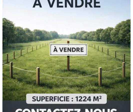 Terrain 1 224 m² Le Pian Medoc 