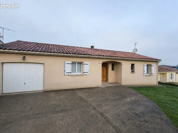 Maison plain-pied 90m2 sur La Couronne 