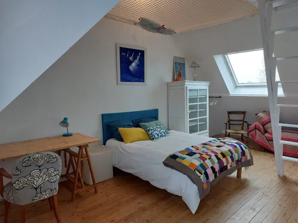Loue chambre meublée dans résidence familiale / Nantes Zola 44100 - 20m² 