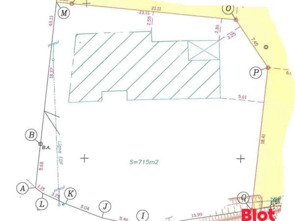 Terrain 715 m² L Hermitage 