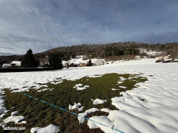 Terrain 3678 m² Habère-Poche 