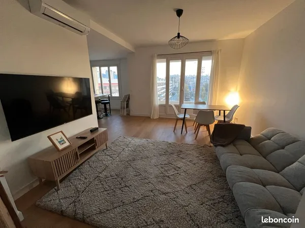 Appartement rénové T3 - meublé - à louer 