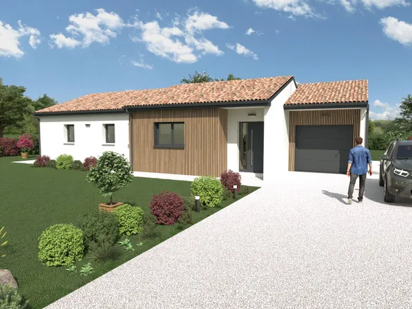 Maison plain pied 93m² + Terrain 404m² construction maison à Cadenet 84160 