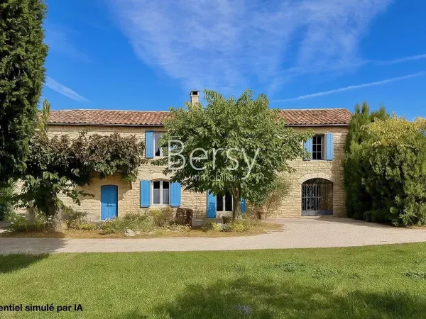Mas Provencal Et Terrain Constructible 