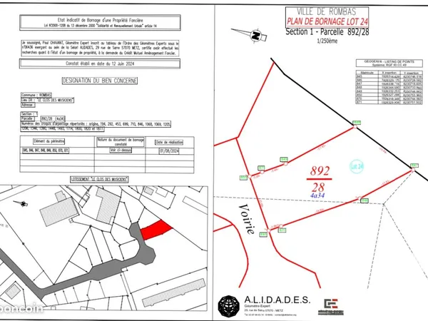 Terrain 434 m² Rombas 