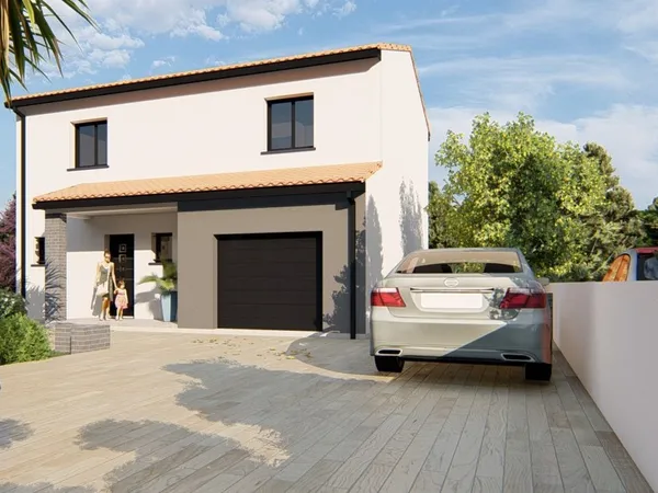 Terrain + maison 85 m² 
