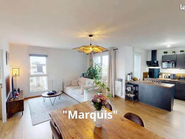 Appartement 3 pièces 63 m² 