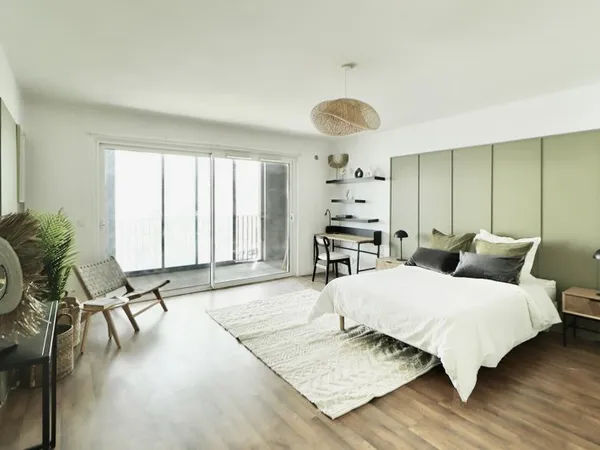 Spacieuse chambre de 25 m² à louer en coliving à B