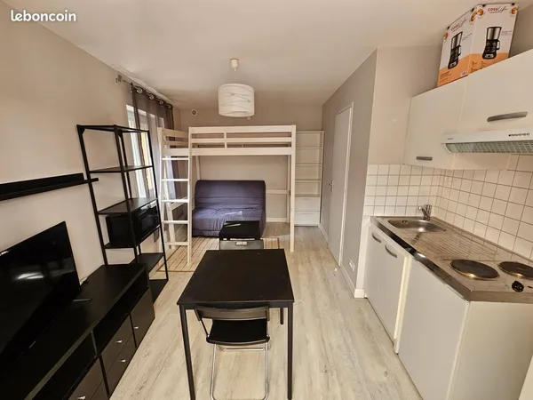 Appartement F1 meublé Clermont fd ‘' secteur Vallières / Coubertin 