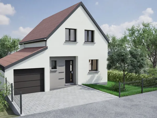 Terrain + maison 96 m² 