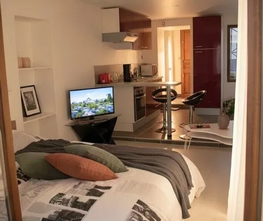 Studio meublé 33 m2 loué TOUTES CHARGES COMPRISES (elec, eau, chauffage) 