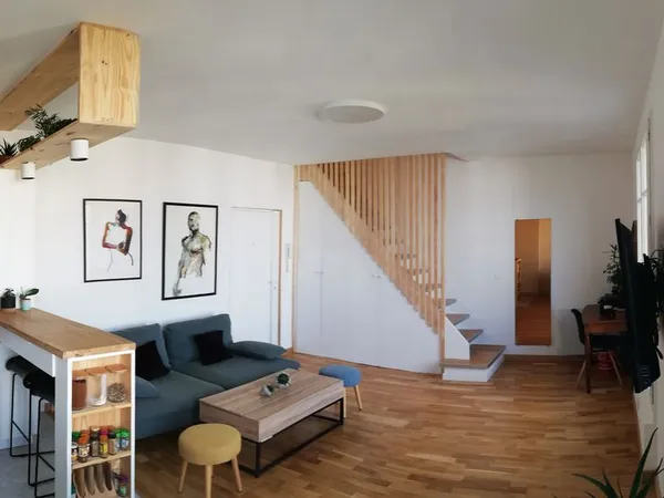 Location appartement 2 Pièces duplex meublé - Villejuif proche Metro 7 