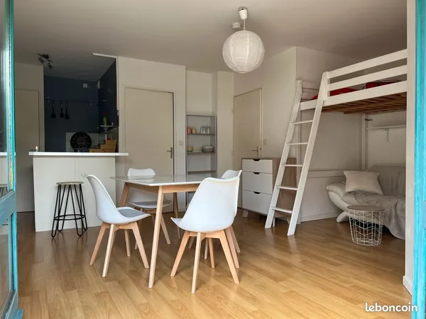 Appartement meublé T1 bis - 30 m², Rennes Nord - quartier Patton 