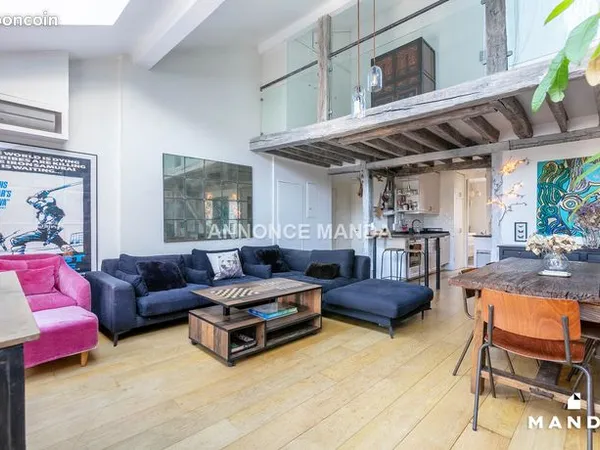 Loft 2 pièces 74 m² 