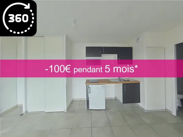 Appartement 2 pièces 42 m² 