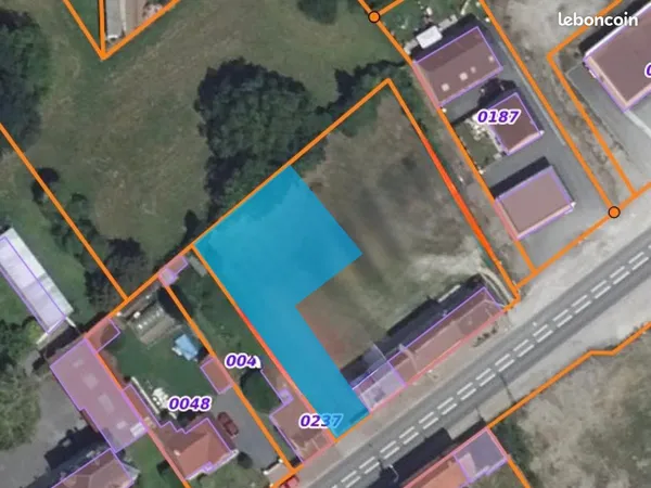Terrain 650 m² Quevauvillers 