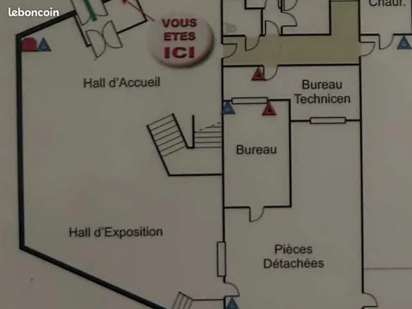 Local commercial 350 m² 