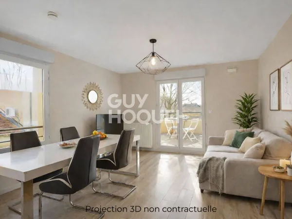 Duplex 4 pièces 69 m² 