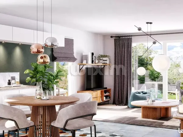 Appartement 3 pièces 64 m² 
