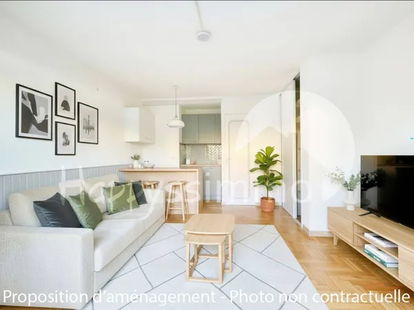 Appartement 1 pièce 19 m² 