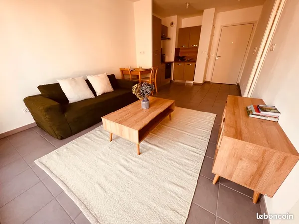 T2 meublé de 37m2 + balcon + parking - La Doua Villeurbanne 