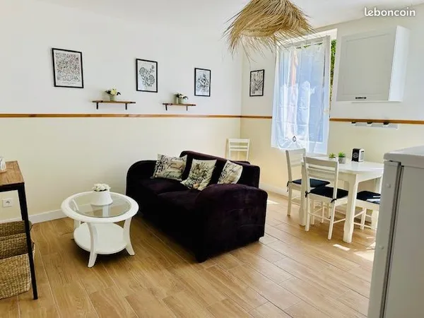 F2 meublé cosy - st-vincent plage - le havre 