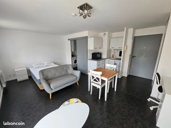 Studio meublé Rennes Beaulieu 27m² 